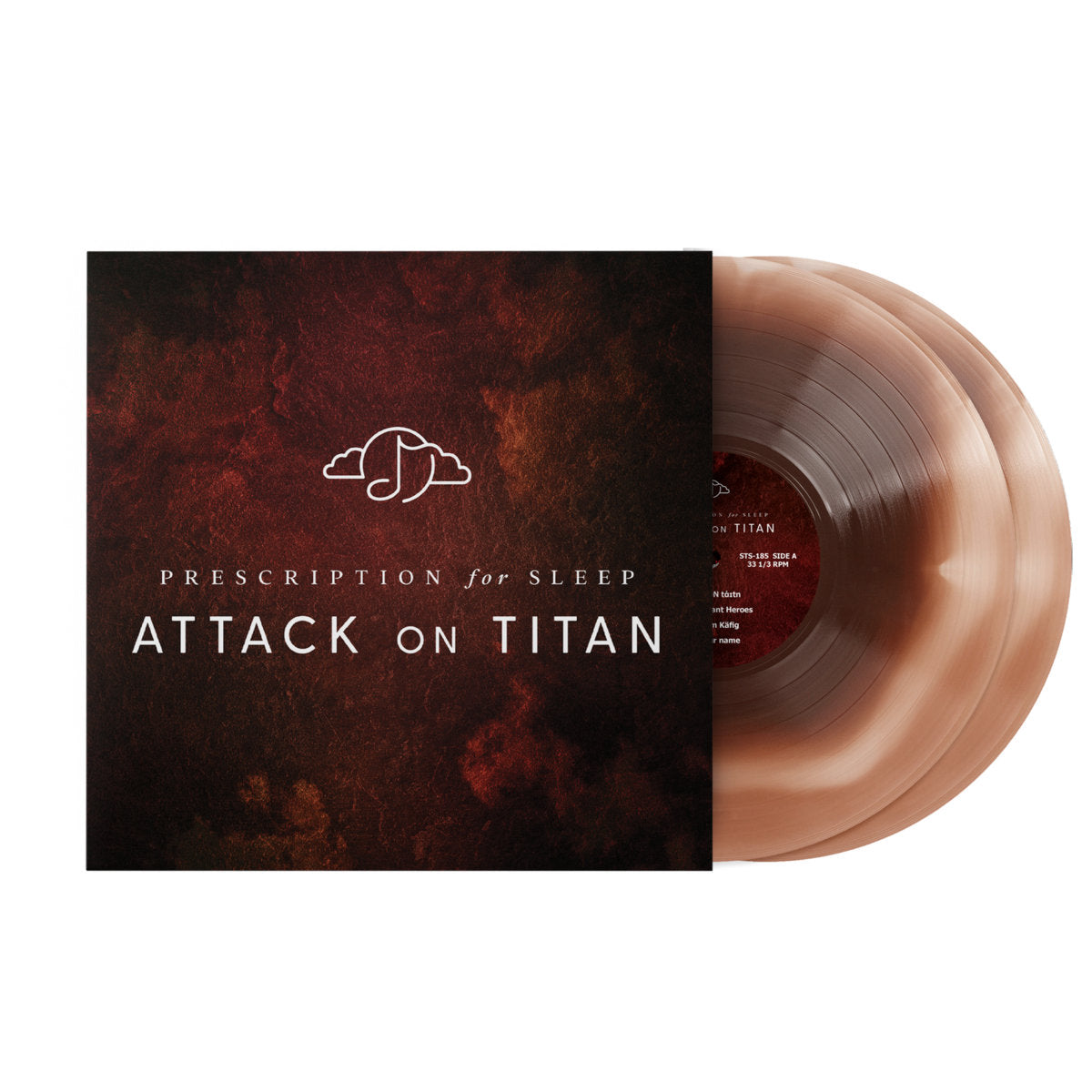 Prescription For Sleep: Attack on Titan 2LP (Meat/Flesh Swirl Colored Vinyl)