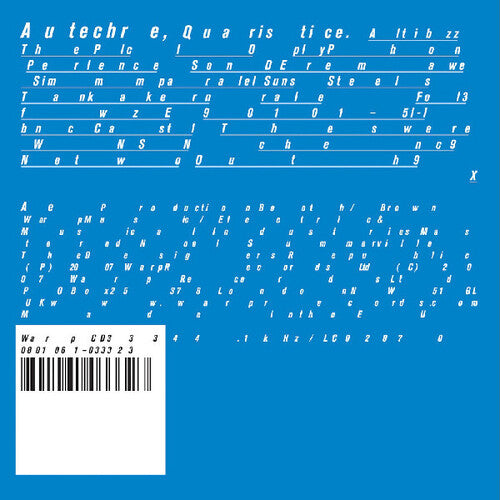 Autechre - Quaristice 2LP