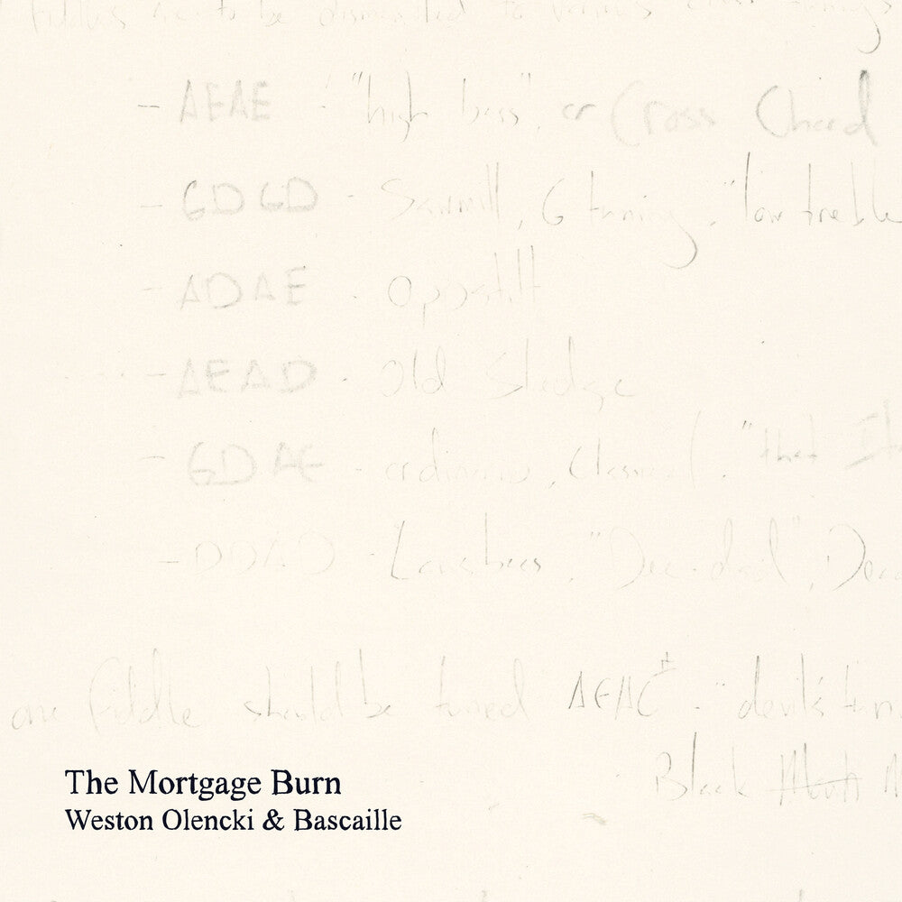 Weston Olencki - Mortgage Burn CD (Preorder: Ships September 25, 2026)