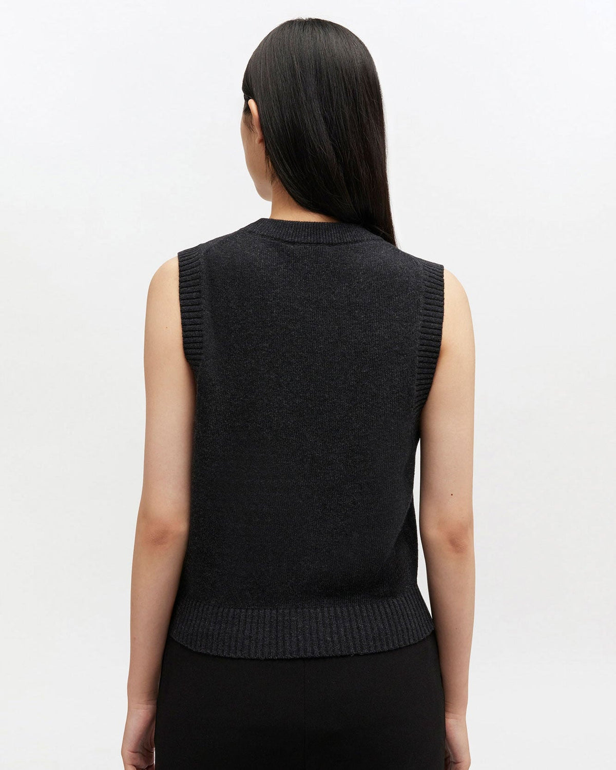 Graphic Wool Cardigan (Phantom)