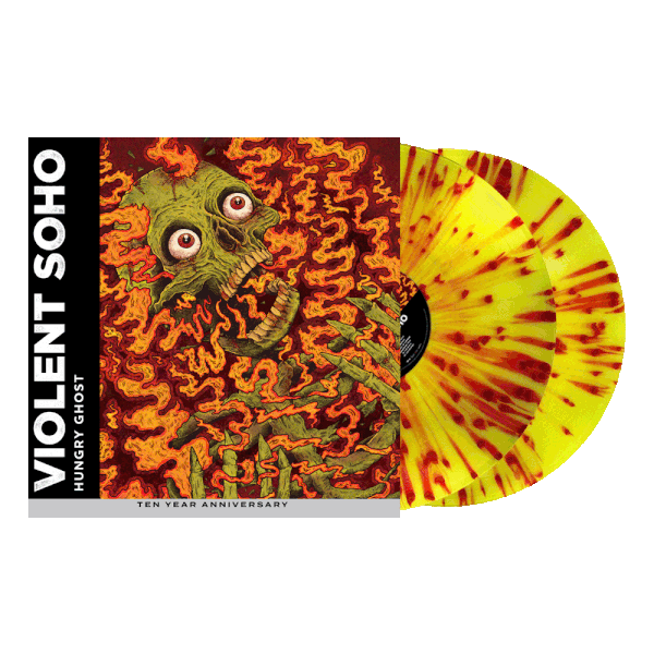 Violent Soho – Hungry Ghost - 10th Anniversary Translucent Yellow with Orange and Red Splatter 【Vinyl LP 】