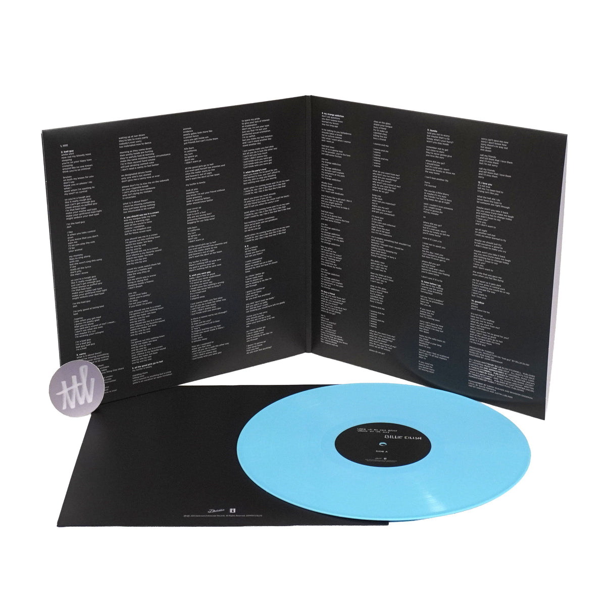 Billie Eilish: When We All Fall Asleep Where Do We Go (Import, Blue Colored Vinyl) {Vinyl LP}