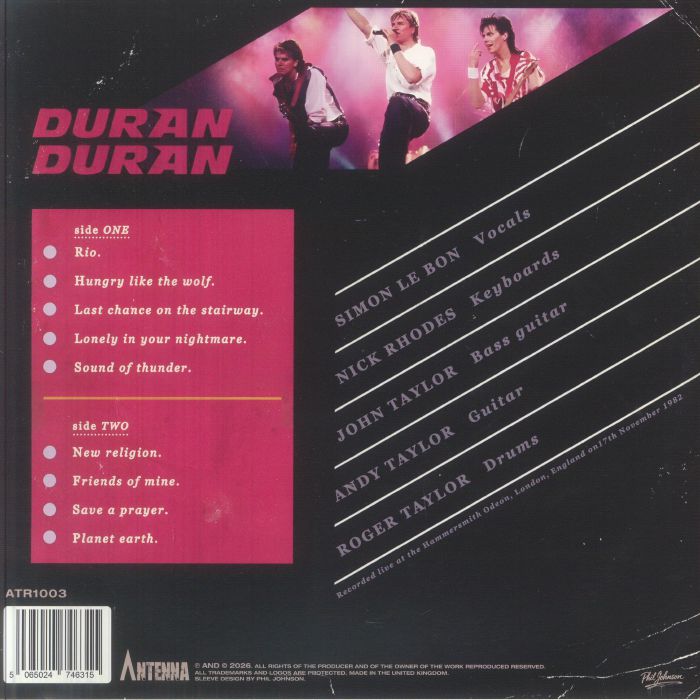 Duran Duran - Live Religion - Violet Red (Vinyl LP)