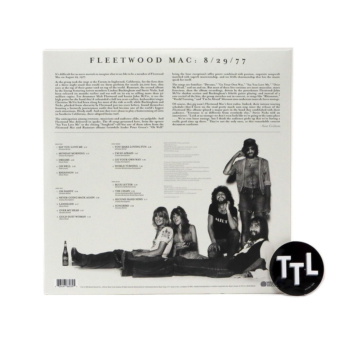 Fleetwood Mac: Rumours Live (180g) Vinyl 2LP