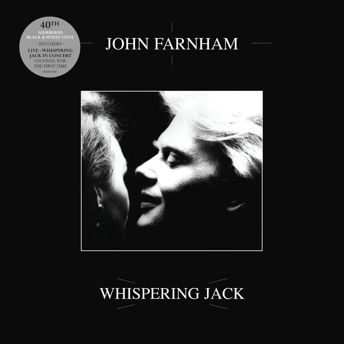 John Farnham - Whispering Jack - 40th Anniversary (Vinyl LP)