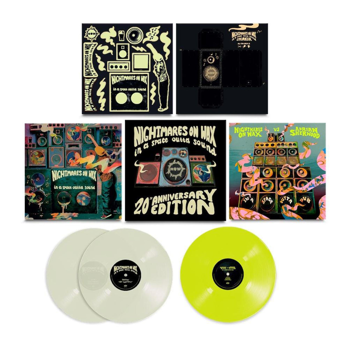 Nightmares On Wax - In A Space Outta Sound (Re-Imagined Sleeve Edition) - Glow In The Dark (Vinyl LP)