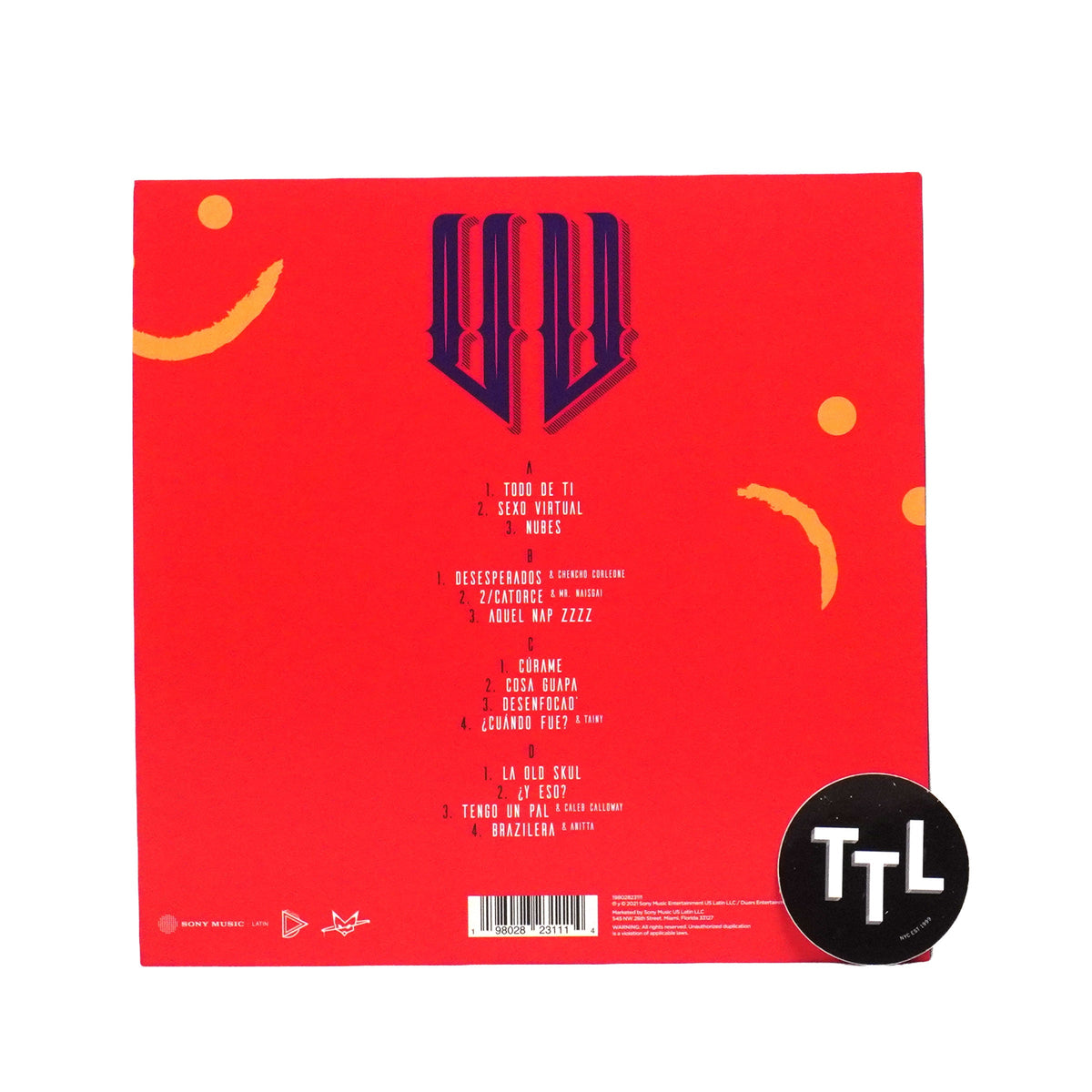 Rauw Alejandro: Vice Versa Vinyl 2LP