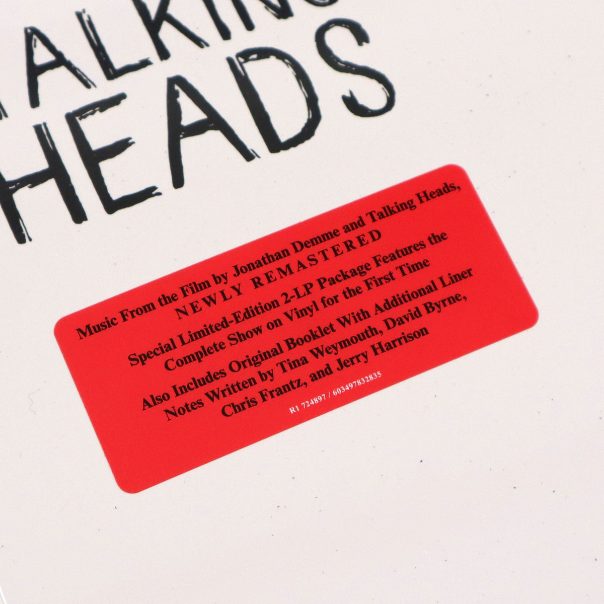 Talking Heads: Stop Making Sense - Deluxe Edition Vinyl 2LP