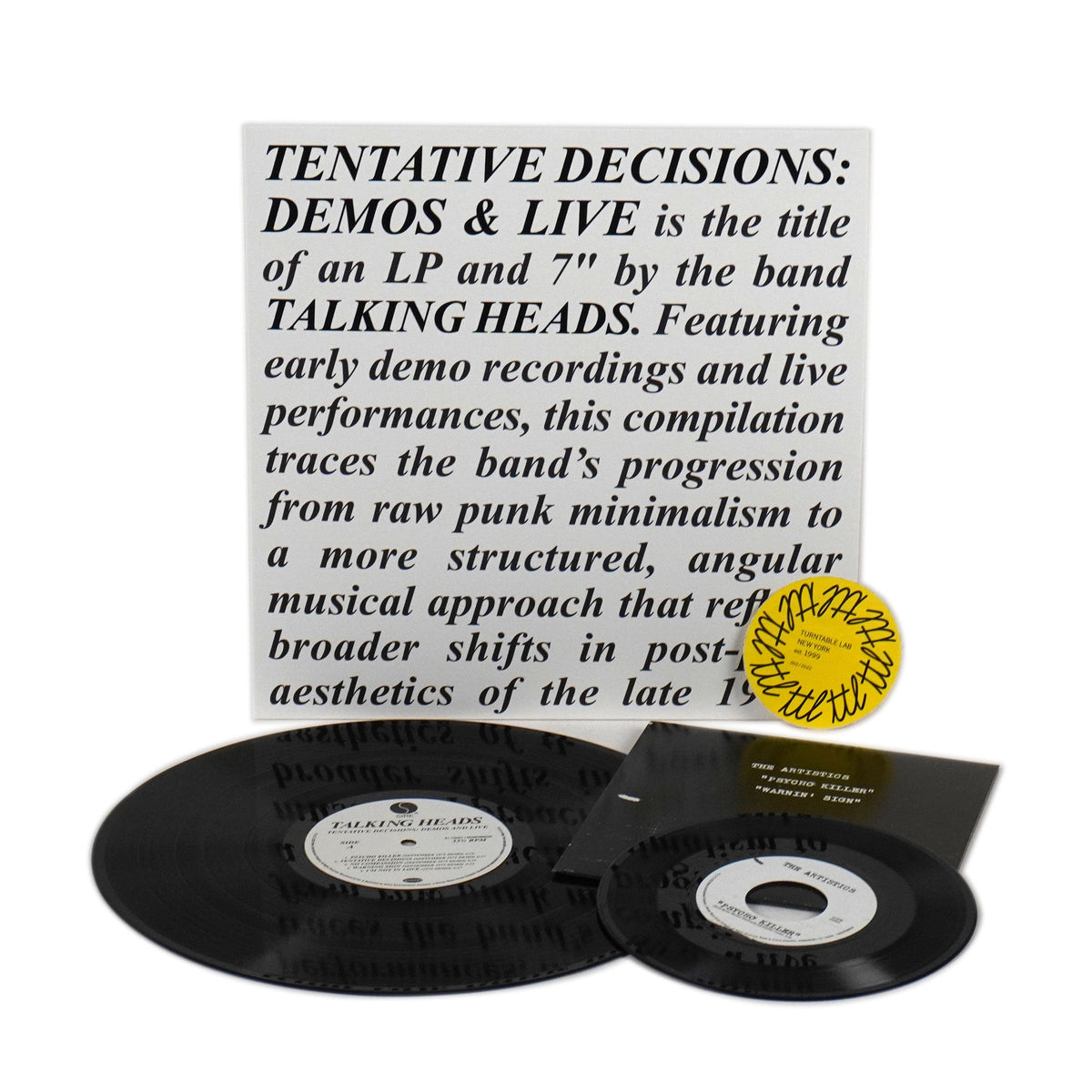 Talking Heads: Tentative Decisions - Demos & Live {Vinyl LP}+7"