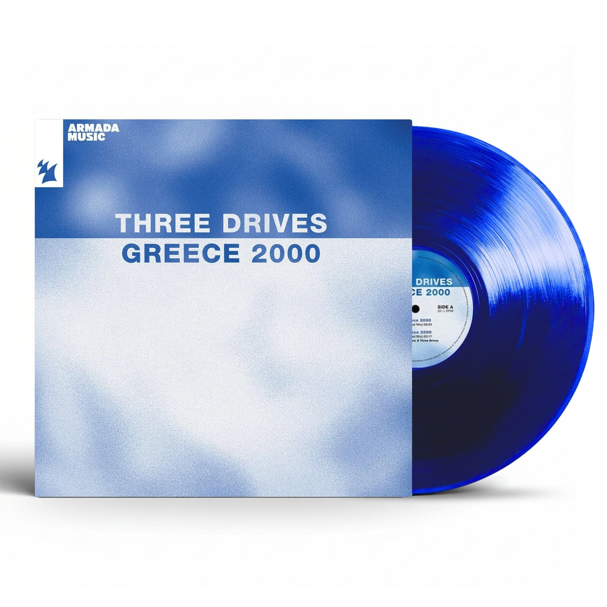 Three Drives On A Vinyl - Greece 2000 - Blue 12" Vinyl Single Record