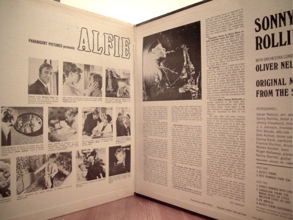 Sonny Rollins With Orchestra Conducted By Oliver Nelson - Original Music From The Score "Alfie" (LP) (Near Mint (NM or M-))(Used Vinyl)