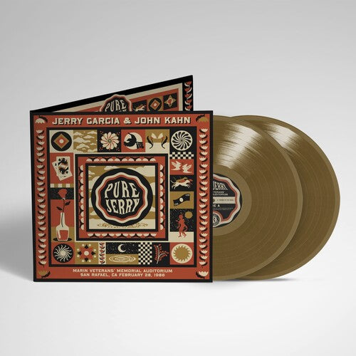 Jerry Garcia & John Kahn - Pure Jerry: Marin Veterans Memorial Auditorium, San Rafael, CA - February 28, 1986 2LP (Gold Vinyl, RSD Exclusive)