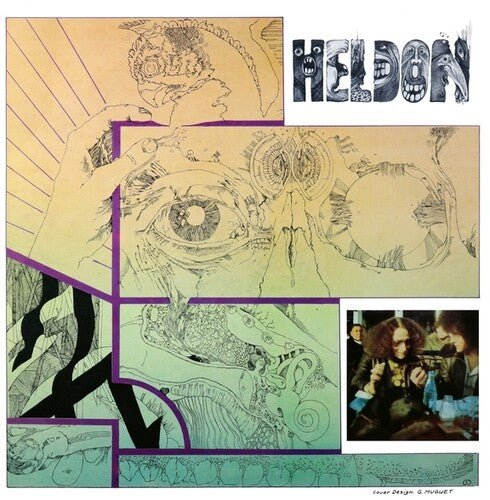 Heldon - Electronique Guerilla (Heldon I) LP (50th Anniversary Edition, Blue Colored Vinyl)