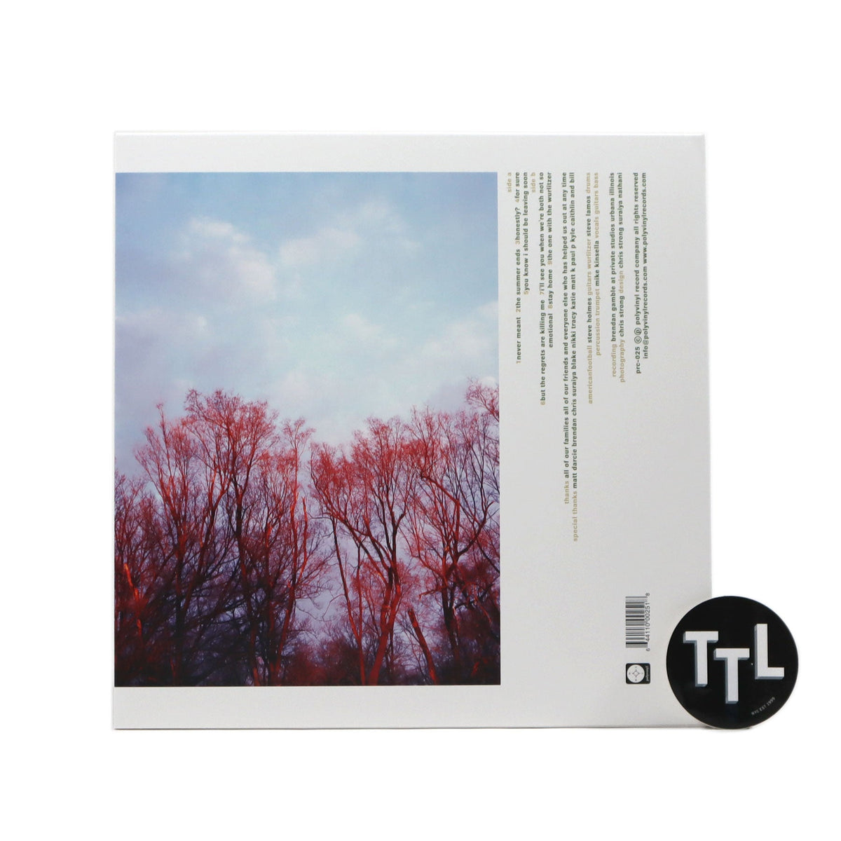 American Football: American Football (Blue Colored Vinyl) {Vinyl LP}