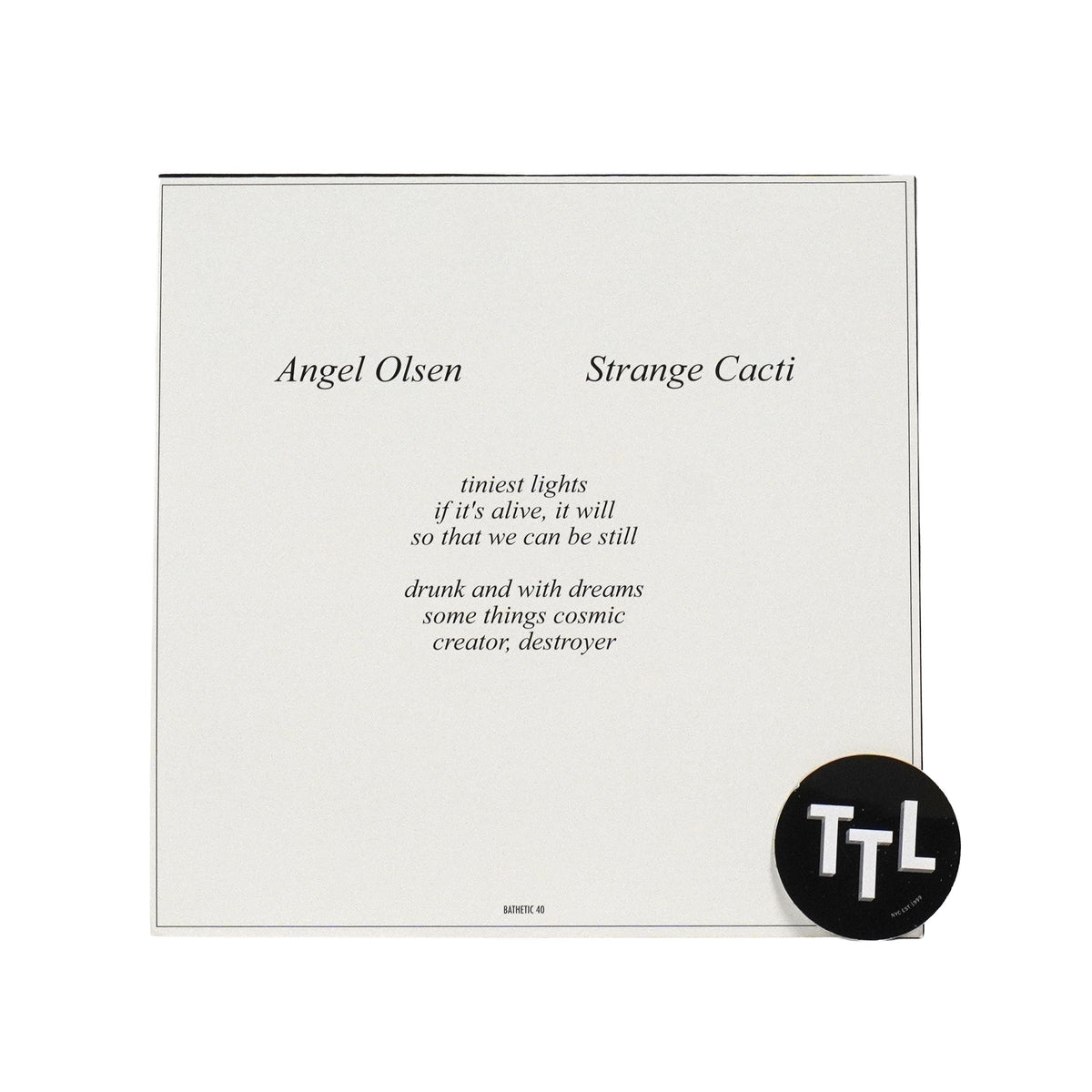 Angel Olsen: Strange Cacti {Vinyl LP}