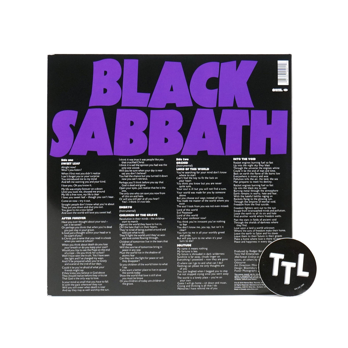 Black Sabbath: Master Of Reality - Deluxe Edition (180g) Vinyl 2LP