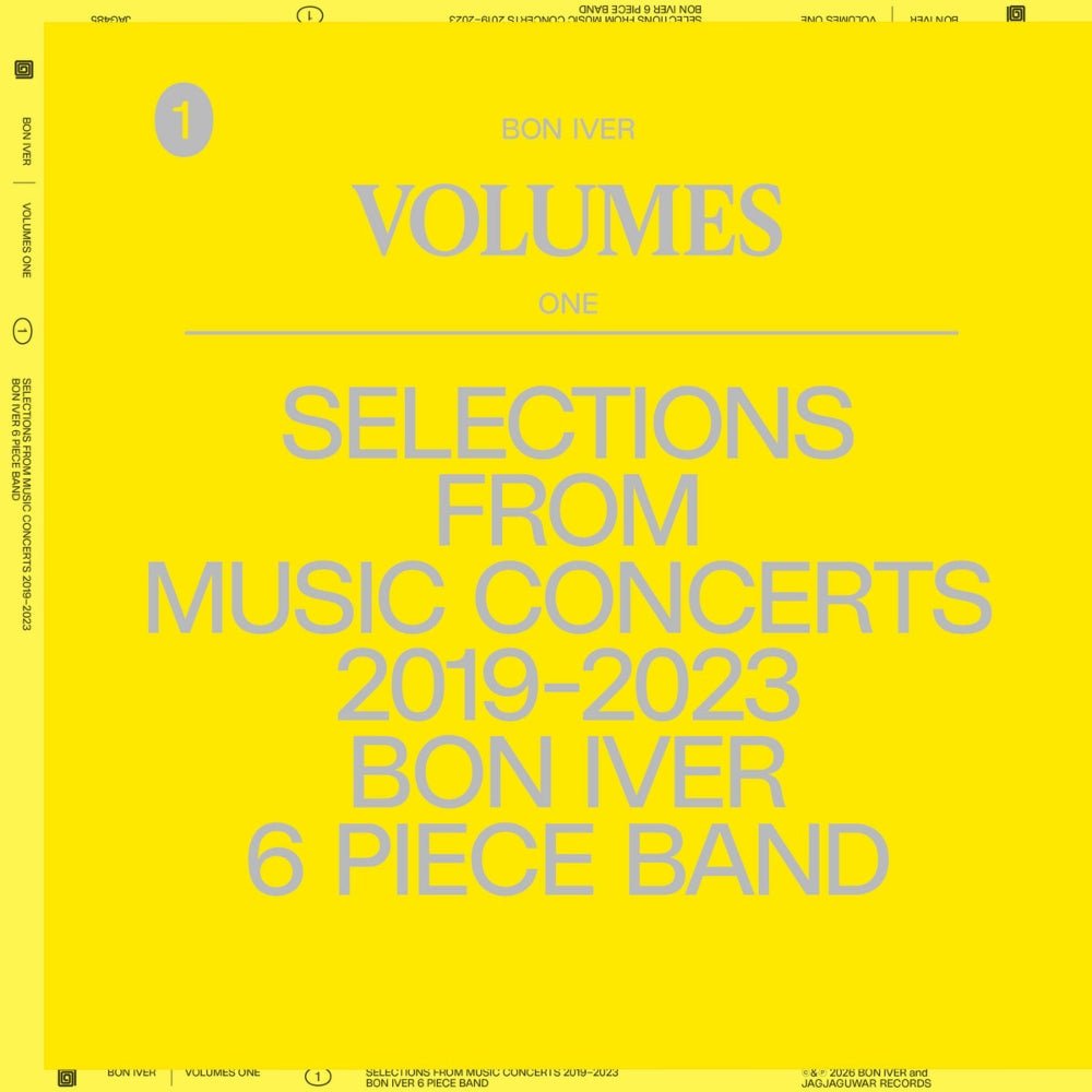 Bon Iver - Volumes: One Selections From Music Concerts 2019-2023 Bon Iver 6 Piece Band - 【Vinyl LP 】
