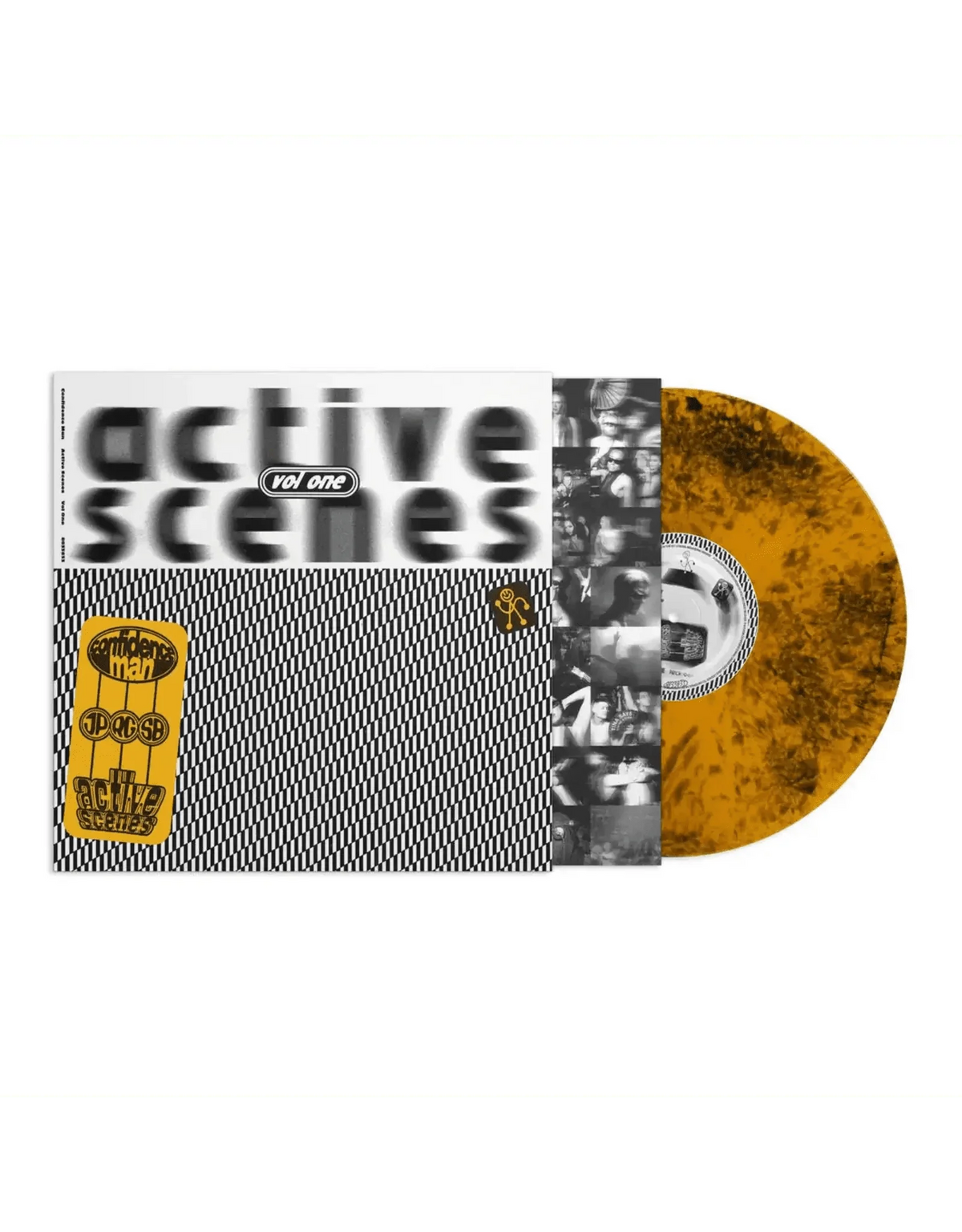 Confidence Man - Active Scenes Vol 1. - RSD 2026 12" Orange & Black Dust 12" Vinyl Single Record