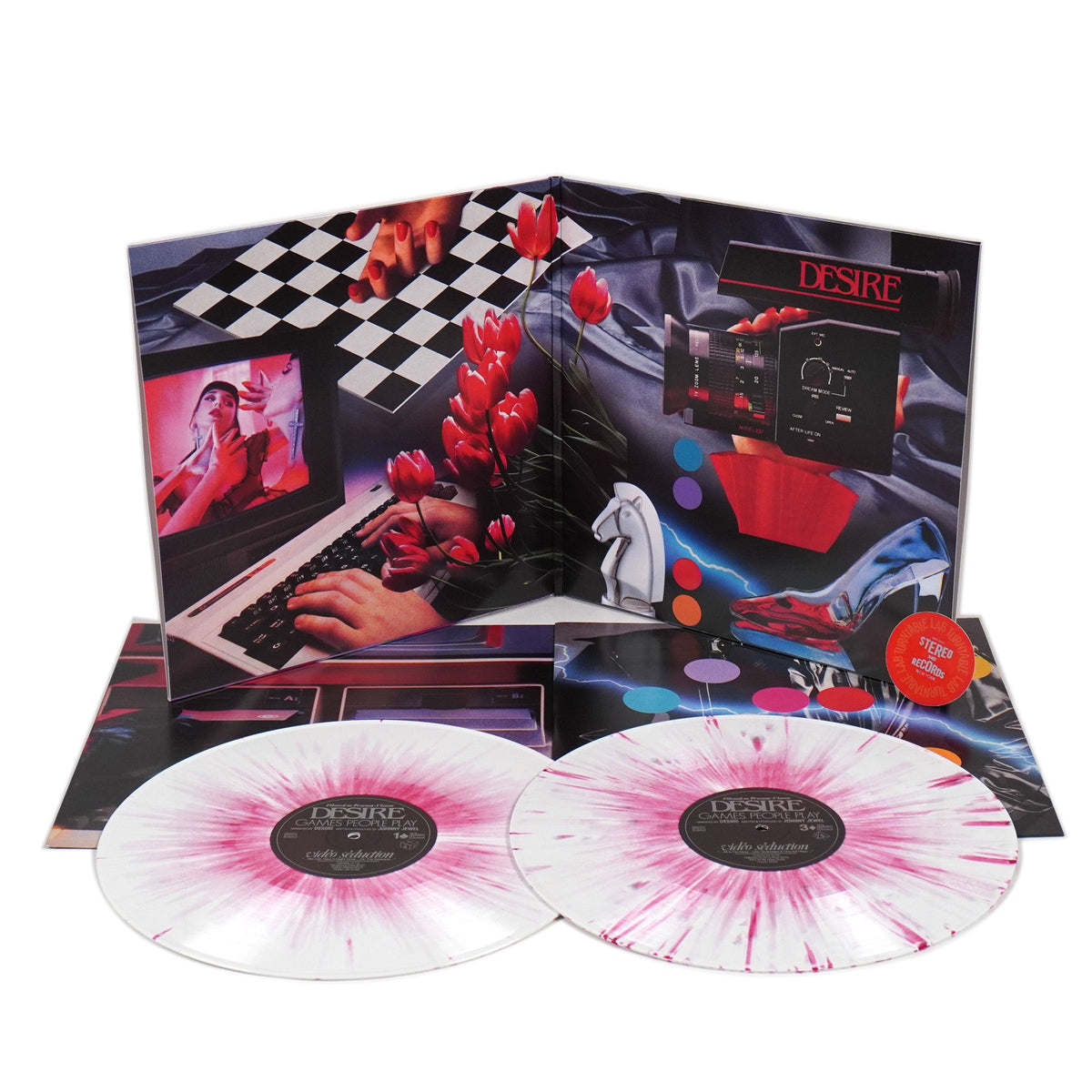 Desire: Games People Play (White Splatter Colored Vinyl) Vinyl 2LP