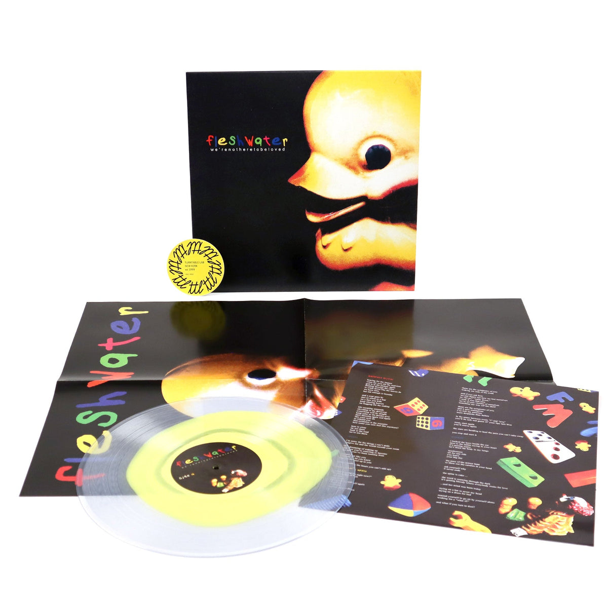 Fleshwater: We're Not Here To Be Loved (Yellow In Clear Colored Vinyl) {Vinyl LP}
