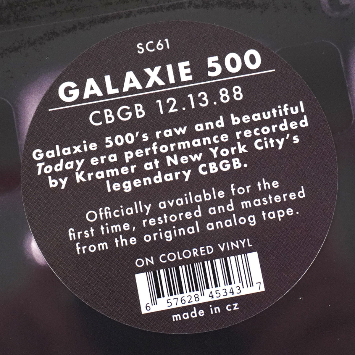Galaxie 500: CBGB 12.13.88 (Colored Vinyl) {Vinyl LP}