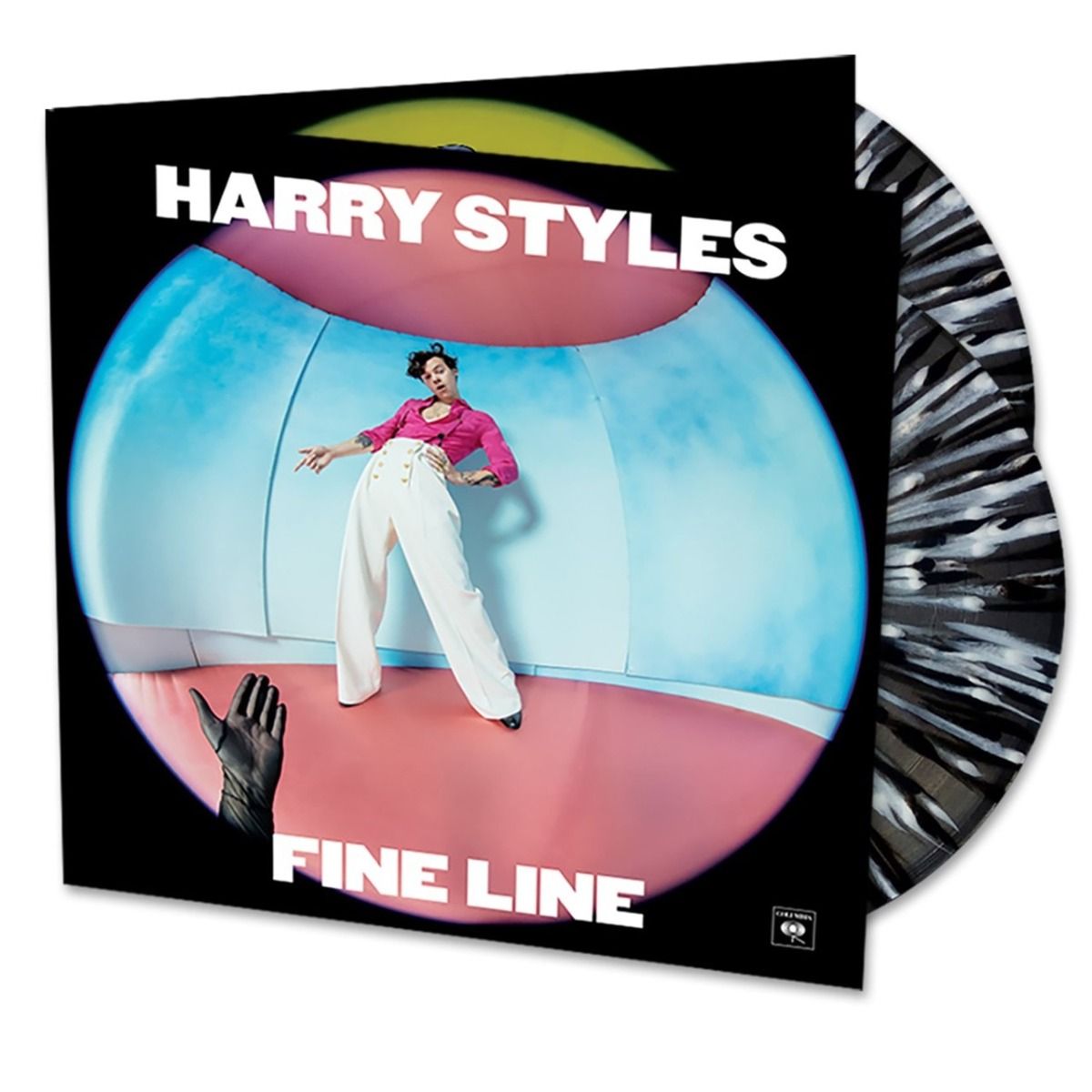 Harry Styles - Fine Line - Black & White Splatter (Vinyl LP)