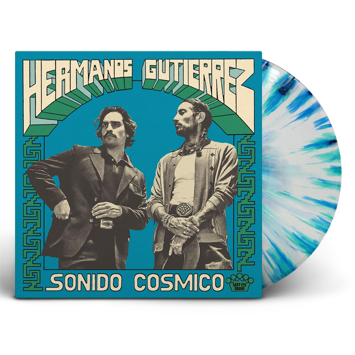 Hermanos Gutierrez - Sonido Cosmico - Blue, Green & White Splatter 【Vinyl LP 】