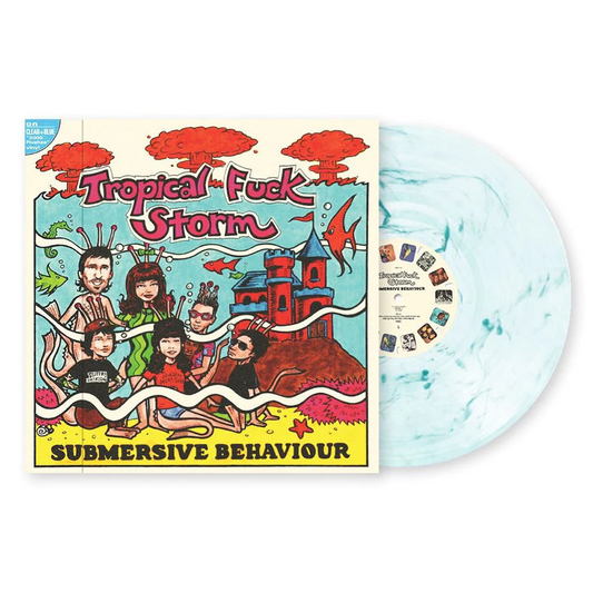 Tropical Fuck Storm - Submersive Behaviour LP (Clear/Aqua Blue Smoke Vinyl)