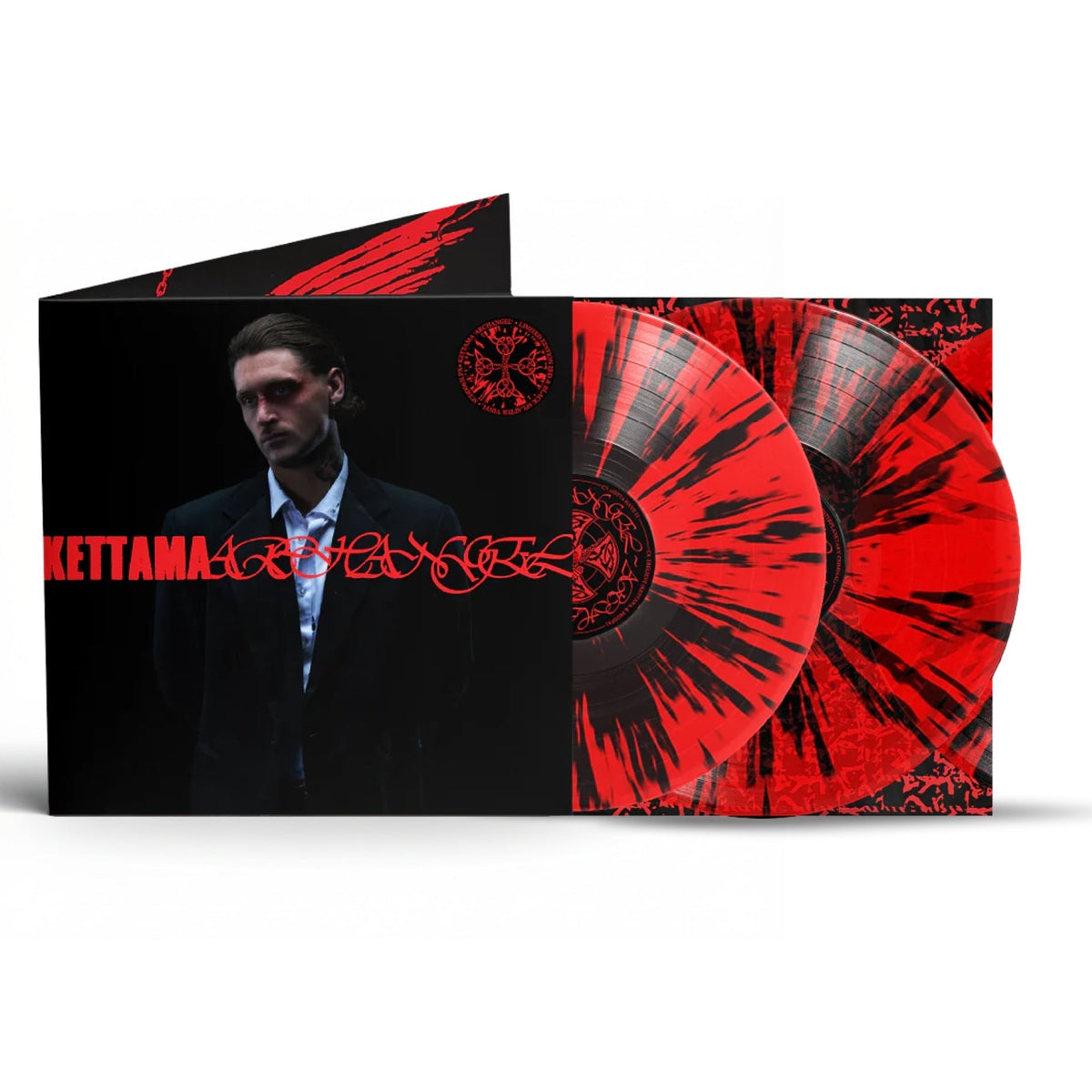 Kettama - Archangel - Red & Black Splatter (Vinyl LP)