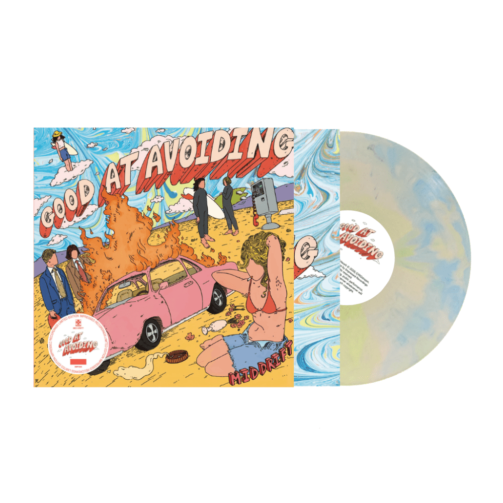 Mid Drift - Good At Avoiding - Blue & Yellow Marble Vinyl EP Record
