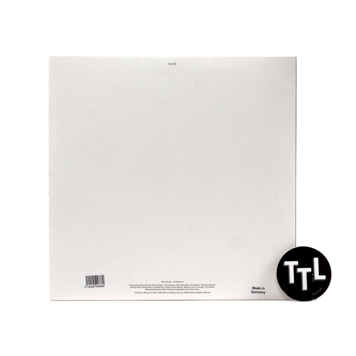 New Order: Substance Vinyl 2LP