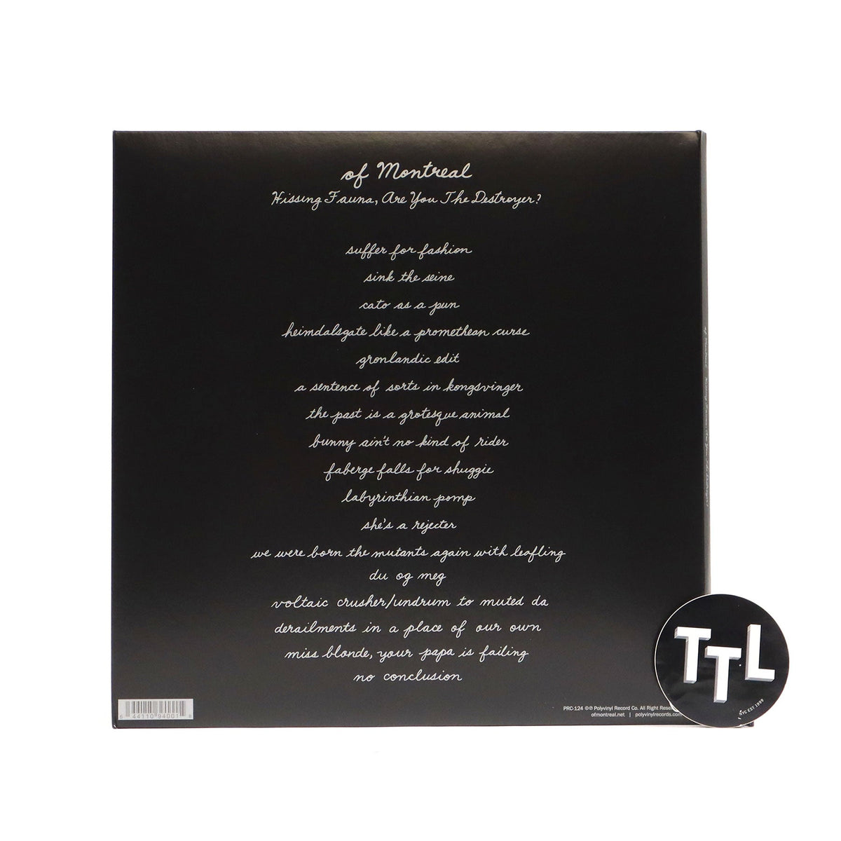 Of Montreal: Hissing Fauna, Are You the Destroyer? (180g, Colored Vinyl) Vinyl 2LP