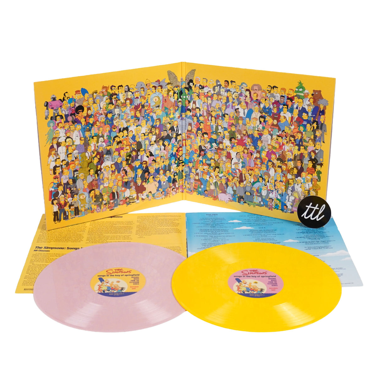 The Simpsons: Songs In The Key Of Springfield - Music From The Television Series (Colored Vinyl) Vinyl 2LP