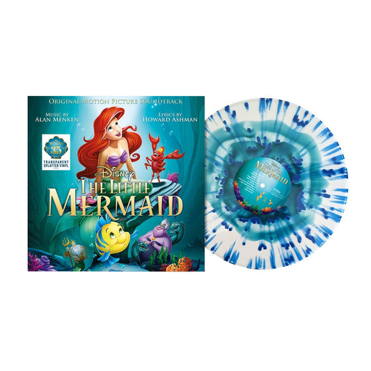Various Artists - The Little Mermaid - 35th Anniversary Transparent Splatter (Vinyl LP)